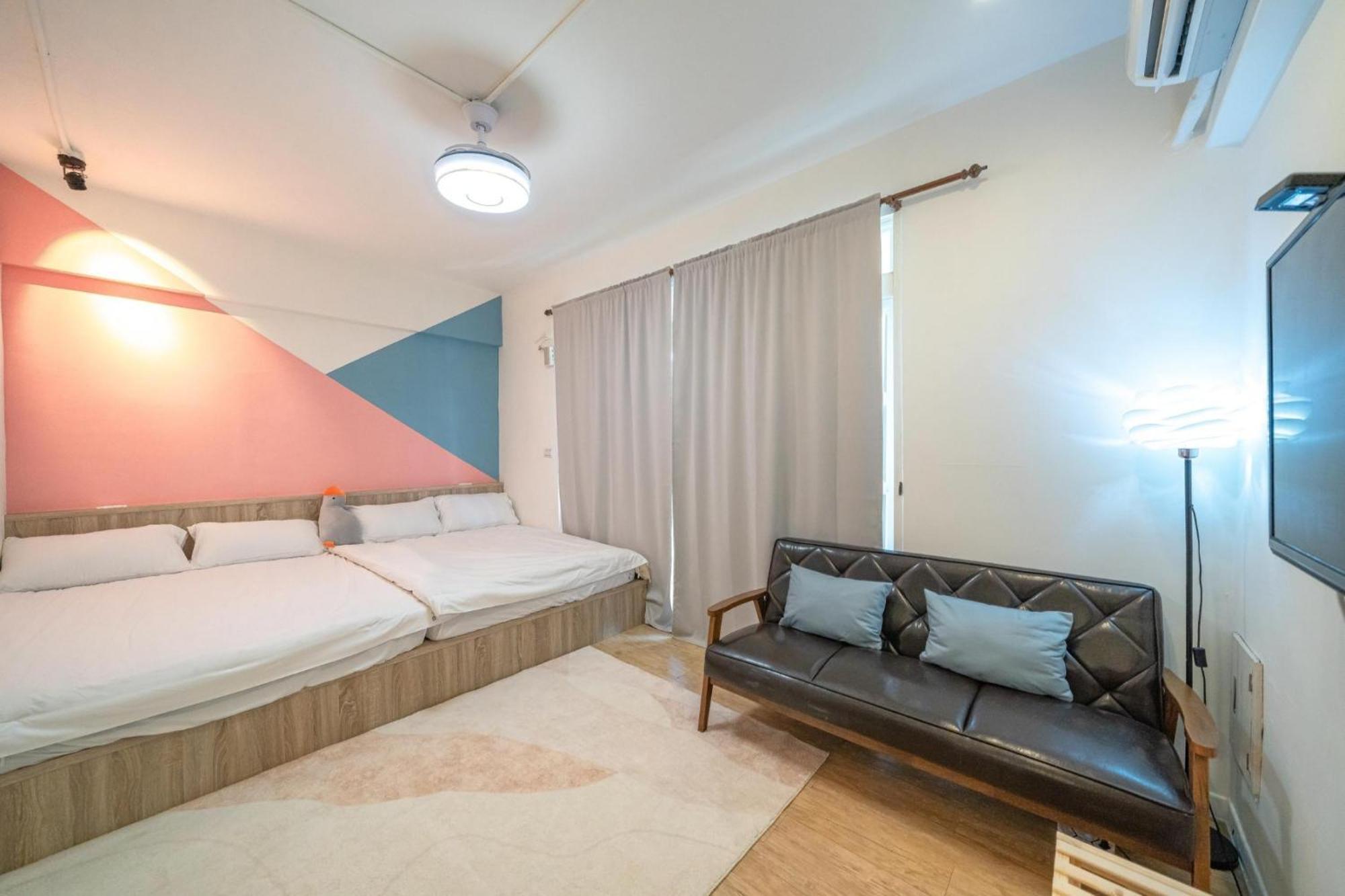 樂福小棧 Love House 宜蘭五結包棟民宿 Ktv 電動麻將 烤肉 Wujie Exterior photo